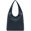 Голяма дамска чанта тип торба – тъмно синя