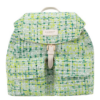 Diana & Co – Дамска раница от букле – зелено / бежово