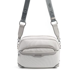 Silver & Polo Beyaz - A.gri SP1201 Kadın Çapraz Çanta