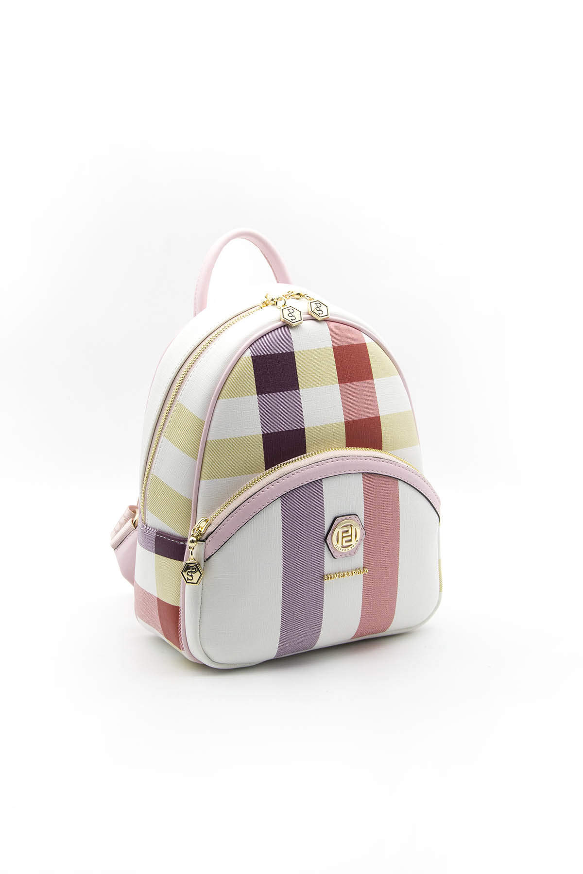 Silver & Polo Lila-Mat Pembe SP945 Kadın Sırt Çantası 1