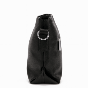 Стилна дамска чанта от еко кожа – черна 2