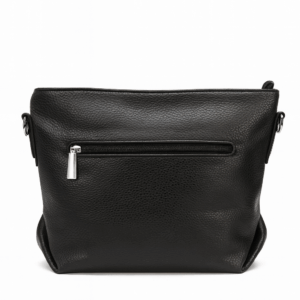 Стилна дамска чанта от еко кожа – черна 3