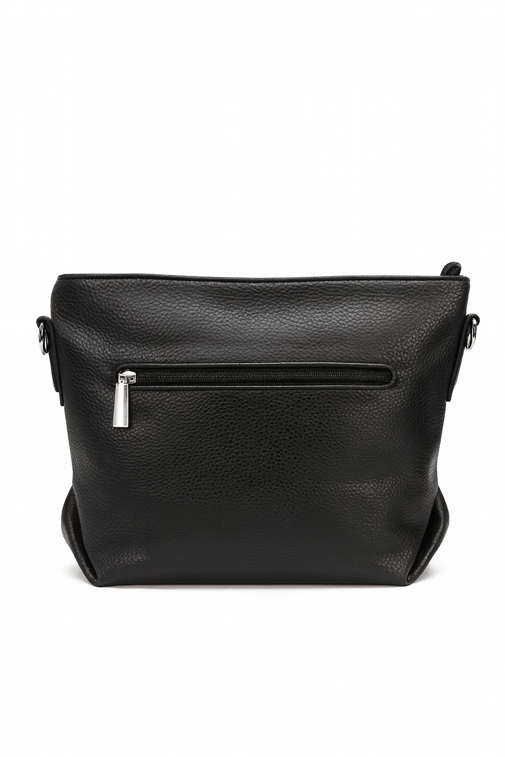 Стилна дамска чанта от еко кожа – черна 3