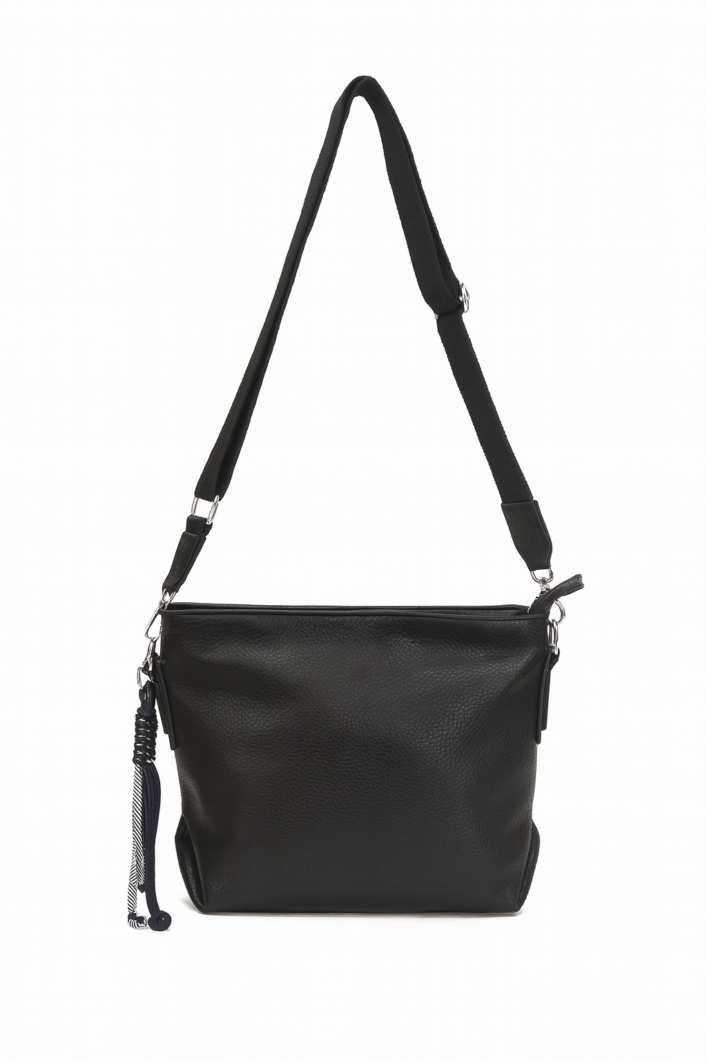 Стилна дамска чанта от еко кожа – черна 4