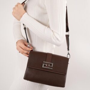Silver & Polo Kahve SP1009 Kadın Çapraz Çanta