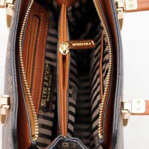 Дамска чанта Silver & Polo Kahve SP1136 с дълга дръжка