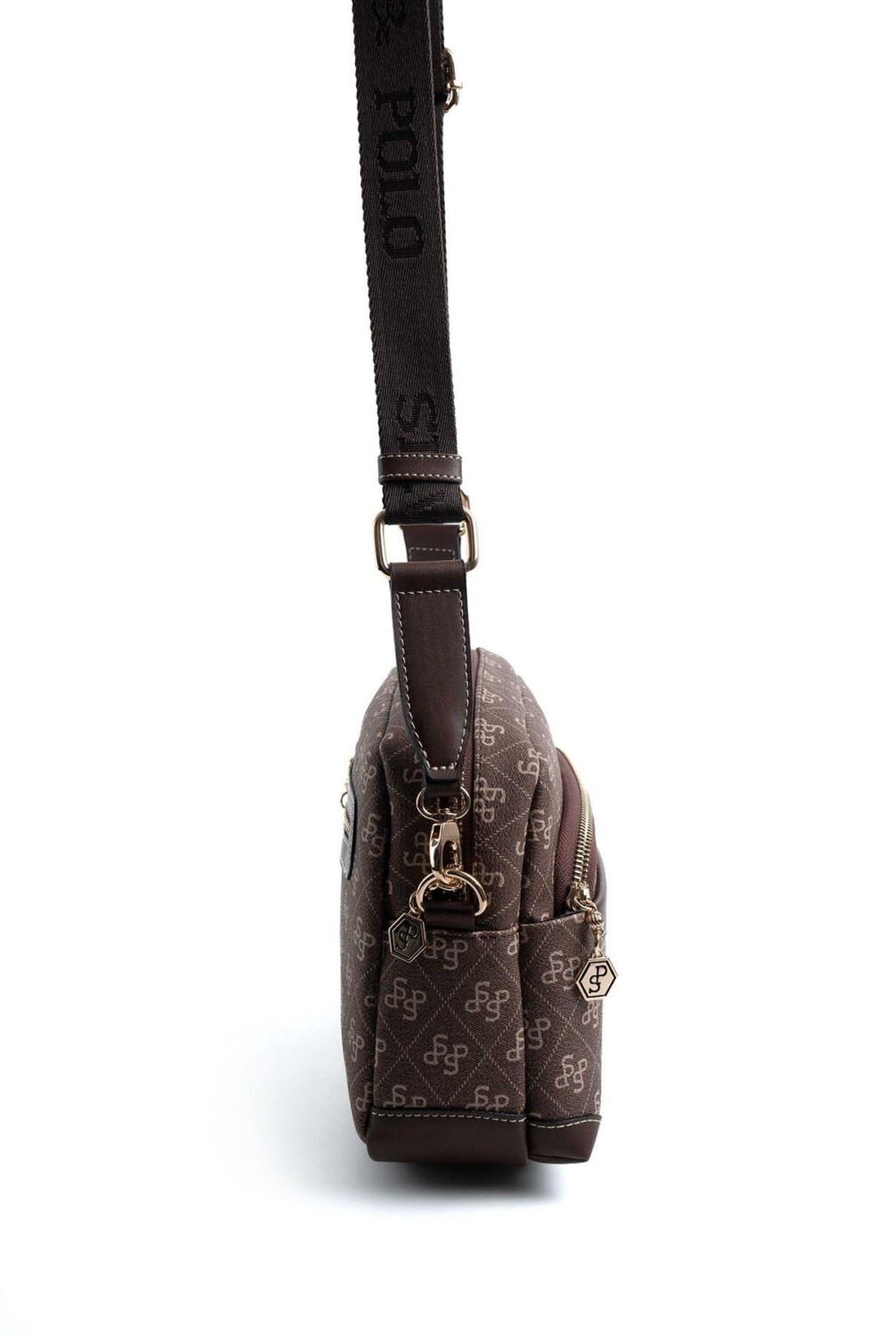 Silver & Polo Kahve SP1201 Kadın Çapraz Çanta 4