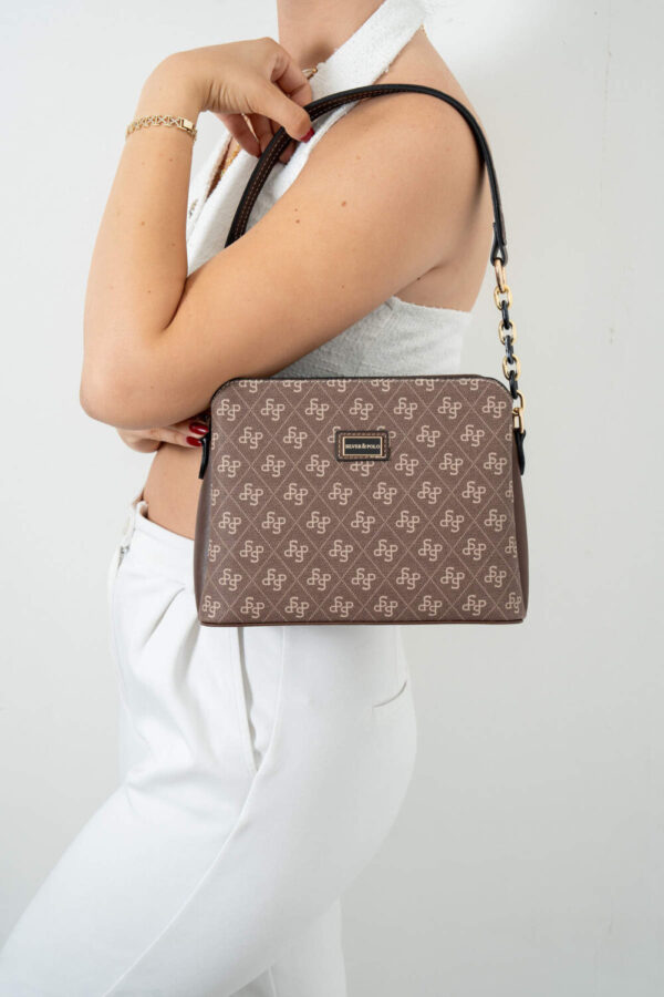 Silver & Polo Kahve SP937 Kadın Çapraz Çanta