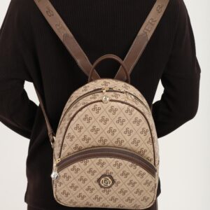 Silver & Polo Koyu Bej - Kahve SP945 Kadın Sırt Çantası 2