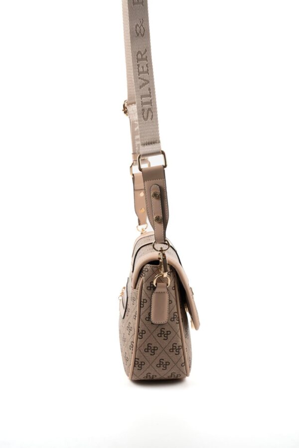 Дамска чанта Silver&Polo SP1182 Koyu Bej Ten от еко кожа, с регулируема дръжка и елегантен дизайн