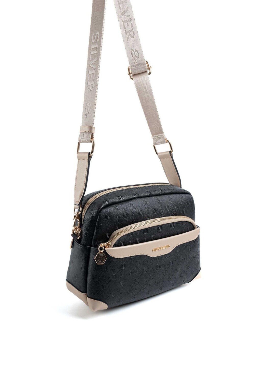 Silver & Polo Siyah - S.nut SP1201 Kadın Çapraz Çanta 1