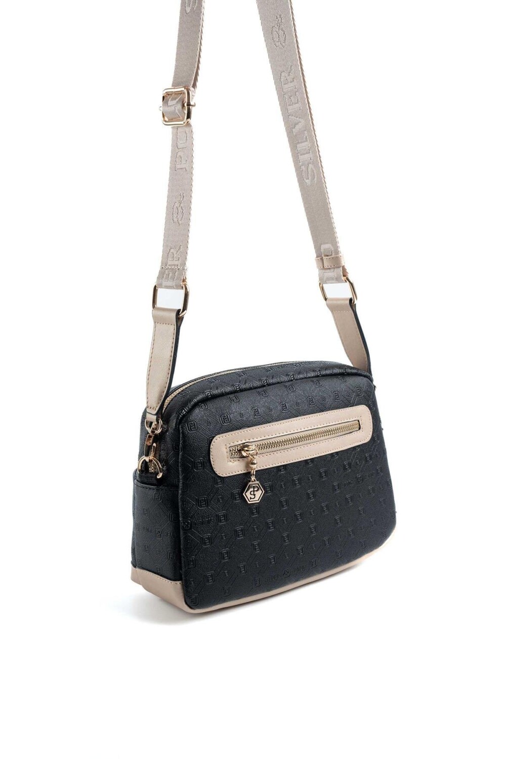 Silver & Polo Siyah - S.nut SP1201 Kadın Çapraz Çanta 3