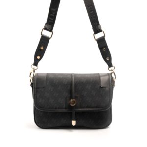 Черна дамска чанта Silver&Polo SP1182 Siyah Mat от еко кожа, с регулируема дръжка и модерен дизайн
