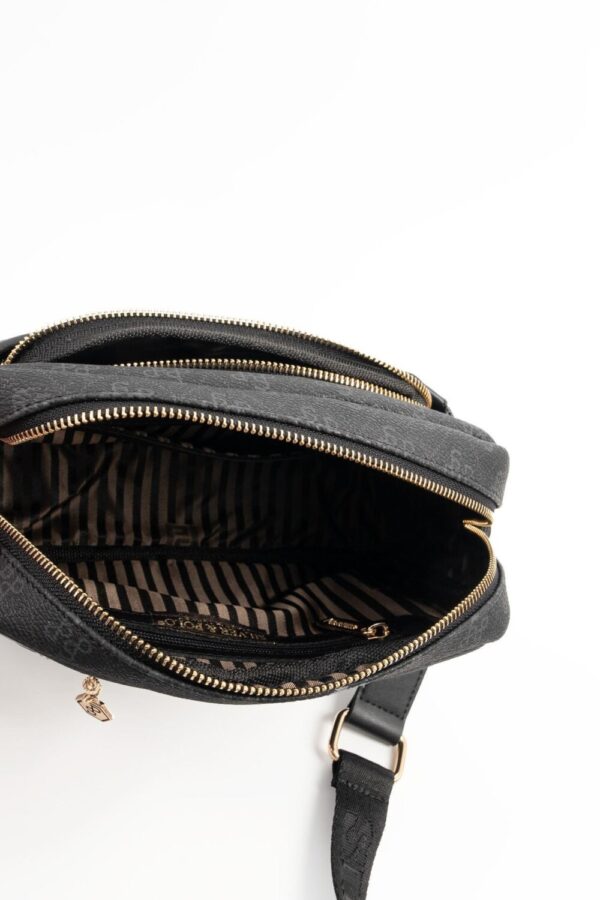Дамска чанта Silver&Polo SP1201 Siyah Mat – елегантна черна матова чанта с регулируема дръжка