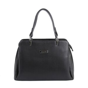 Елегантна дамска чанта Silver & Polo в черен цвят, подходяща за ежедневие и офис.