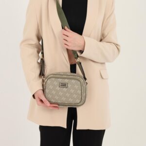 Дамска чанта Silver&Polo SP1111 Yesil – зелена елегантна чанта с дълга дръжка