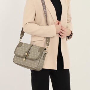 Дамска чанта Silver&Polo SP1182 Yesil – зелена елегантна чанта с дълга дръжка