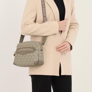 Дамска чанта Silver&Polo 1201 Yesil – зелена елегантна чанта с дълга дръжка