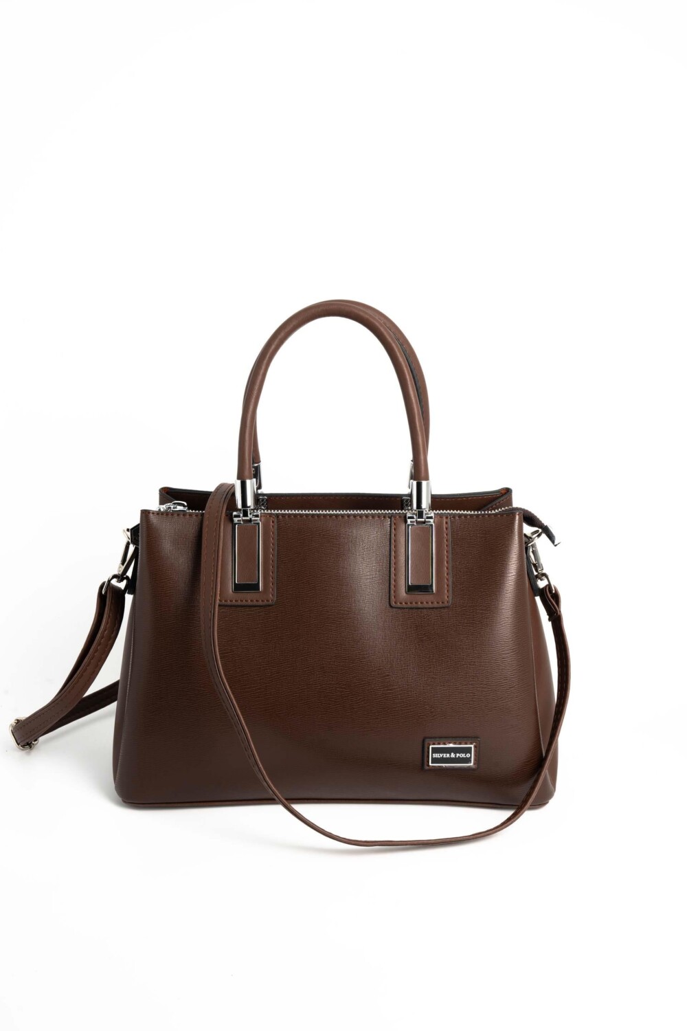 Silver & Polo Kahve SP1000 Kadın El Çantası 6