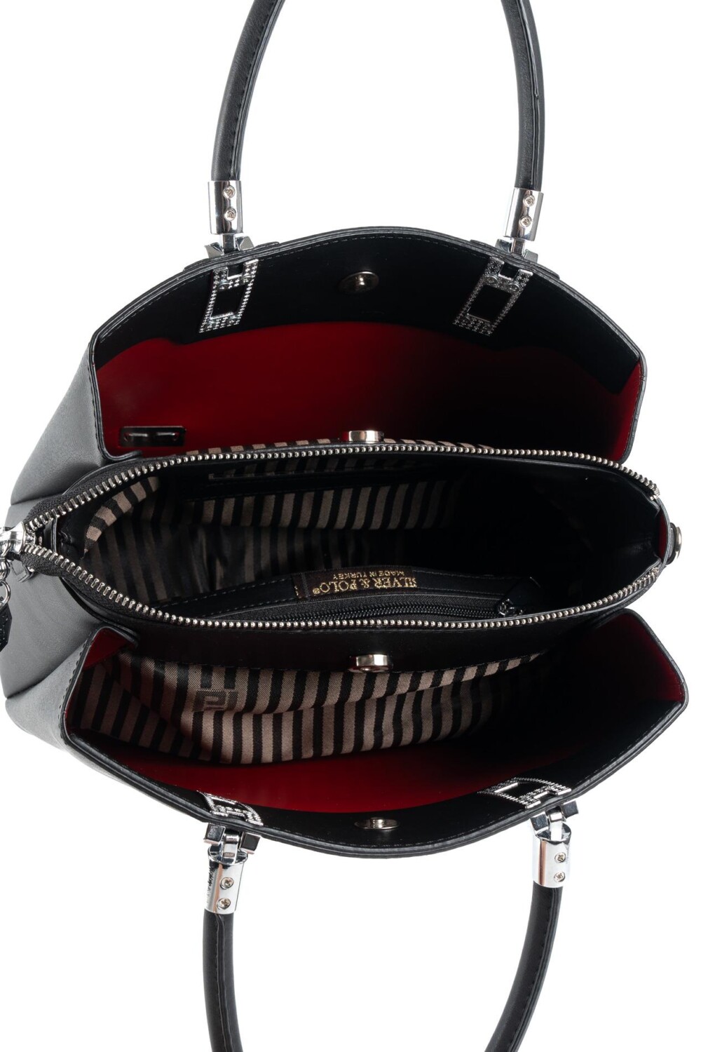 Silver & Polo Kahve SP1000 Kadın El Çantası 7 Дамска чанта Silver Polo SP1000 тъмно кафява – елегантна и стилна