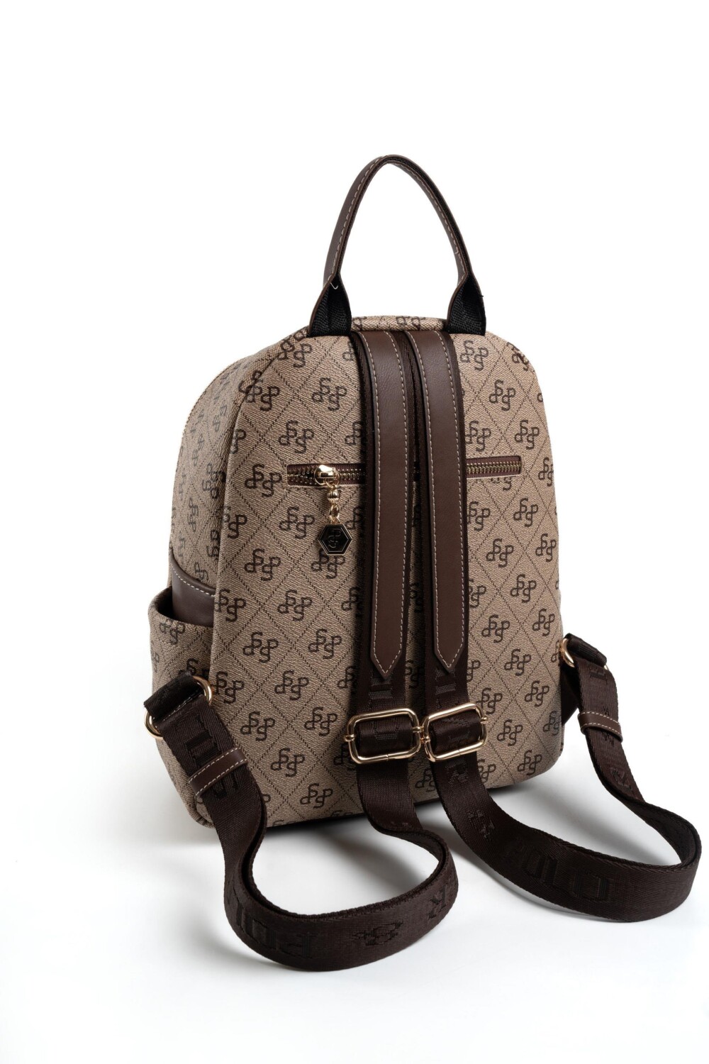 Silver & Polo Koyu Bej - Kahve SP906 Kadın Sırt Çantası 2 Дамска раница Silver & Polo SP906 Koyu Bej Kahve – елегантна и стилна ежедневна раница от еко кожа