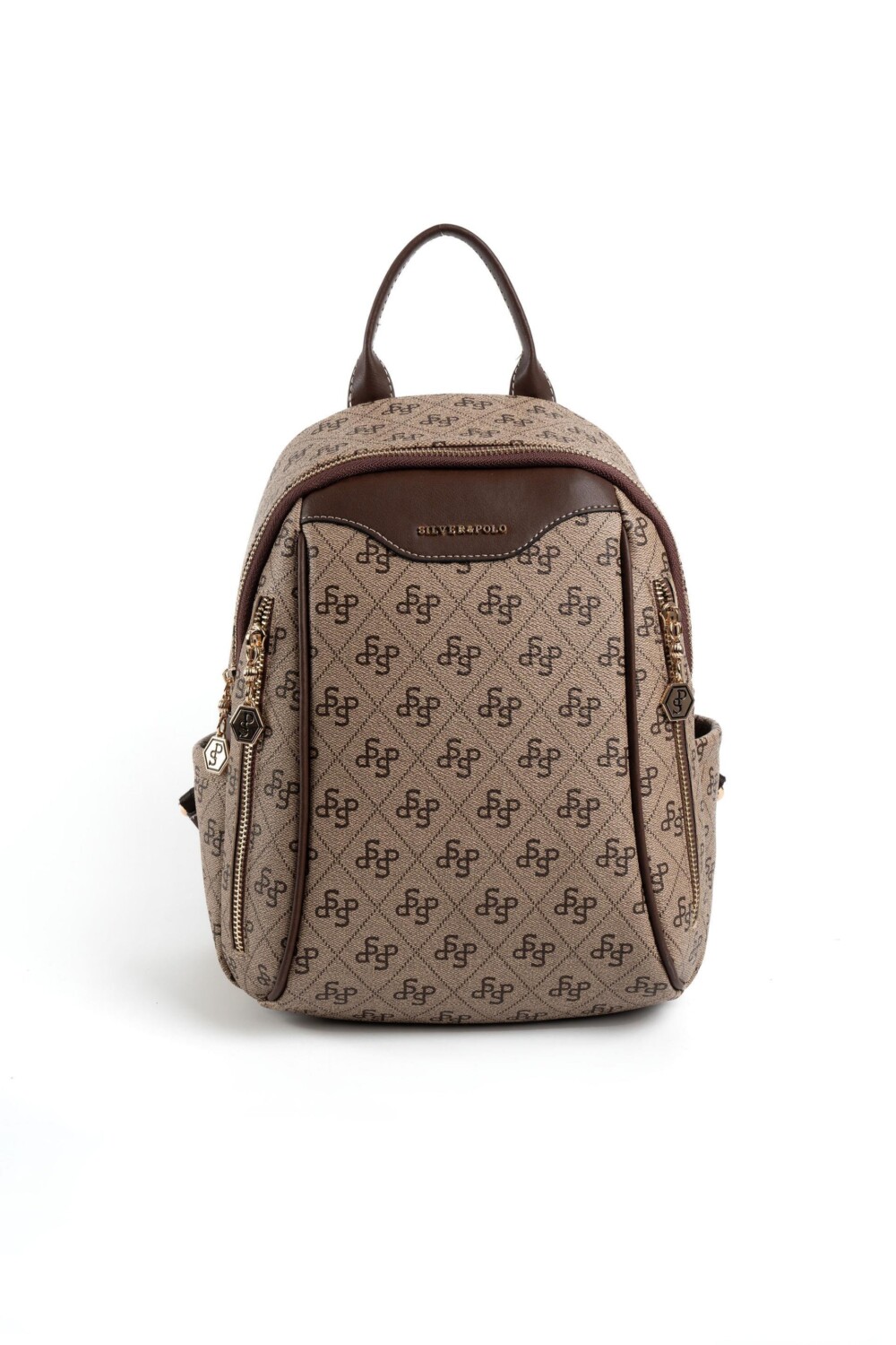 Silver & Polo SP906 Koyu Bej Kahve – дамска елегантна раница от еко кожа Дамска раница Silver & Polo SP906 Koyu Bej Kahve – елегантна и стилна ежедневна раница от еко кожа