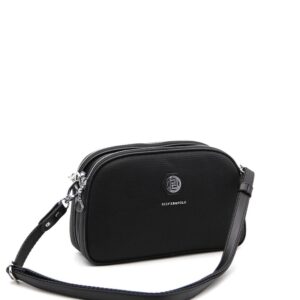 Дамска чанта Silver Polo SP745 черна – елегантна crossbody чанта от еко кожа