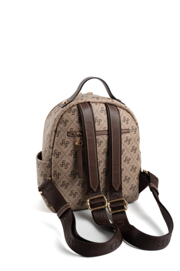 Дамска раница Silver&Polo модел SP1130 в цвят koyu-bej mat kahve (тъмно бежово матово кафяво)