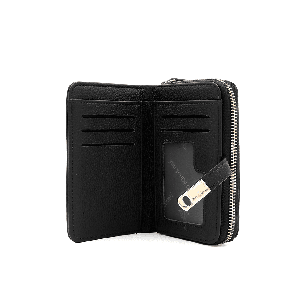 Дамско портмоне от еко кожа – черно 2