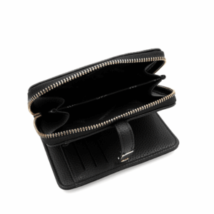 Дамско портмоне от еко кожа – черно 3 Дамско портмоне от еко кожа YYCoveri – елегантен модел в черен цвят, подходящ за подарък.