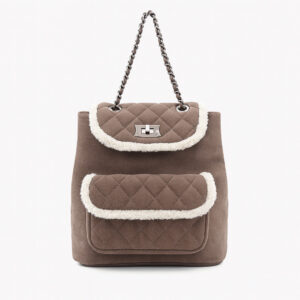 Кафява раница 2 в 1 David Jones с преден джоб и регулируеми презрамки