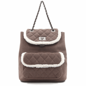 Кафява раница 2 в 1 David Jones с преден джоб и регулируеми презрамки