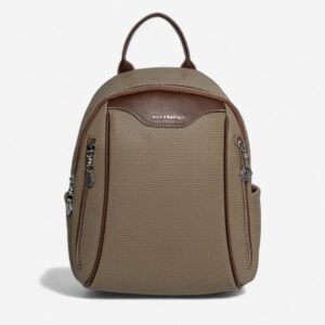 Дамска раница Silver & Polo L.Haki в цвят каки – ежедневна раница от еко кожа