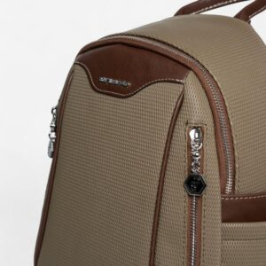 Дамска раница Silver & Polo L.Haki в цвят каки – ежедневна раница от еко кожа