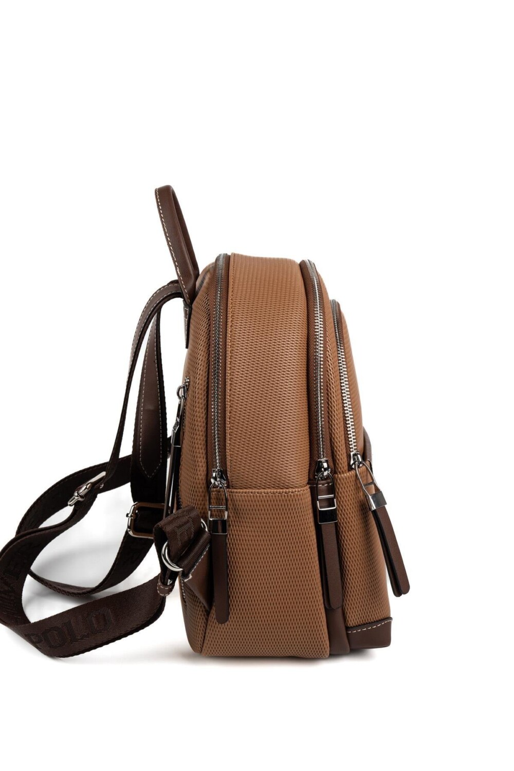 Silver & Polo SP1265 Kadın Sırt Çantası Petek Karamel-Kahve 2