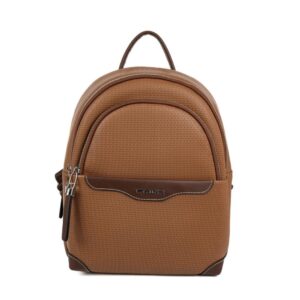 Дамска раница Silver & Polo SP1265 в карамел и кафяво – модерна ежедневна раница