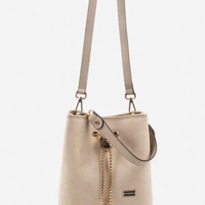 Silver & Polo SP967 Kadın Çapraz Çanta Süet Bej-Kum 5 Дамска чанта Silver & Polo SP967 еко кожа бежова / кафява