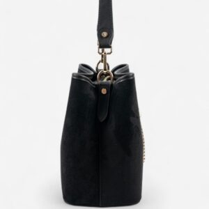 Silver & Polo SP967 Kadın Çapraz Çanta Süet Siyah 2