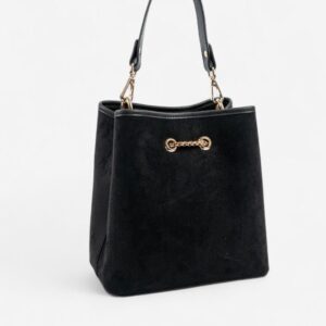 Silver & Polo SP967 Kadın Çapraz Çanta Süet Siyah 3