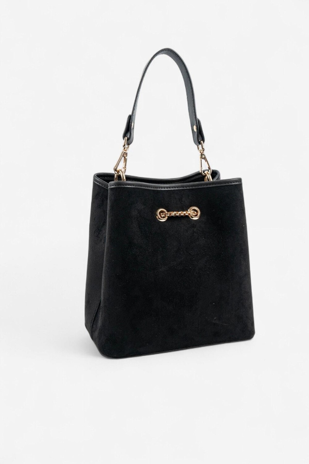 Silver & Polo SP967 Kadın Çapraz Çanta Süet Siyah 3