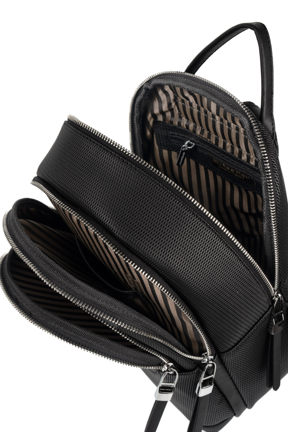 Silver&Polo 1265 Siyah 4 Дамска раница Silver&Polo 1265 от еко кожа