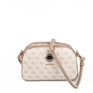 Silver&Polo 745 Bej-Mat Kum 4 Дамска чанта Silver Polo SP745 Bej-Kum – елегантна бежова чанта за ежедневие.