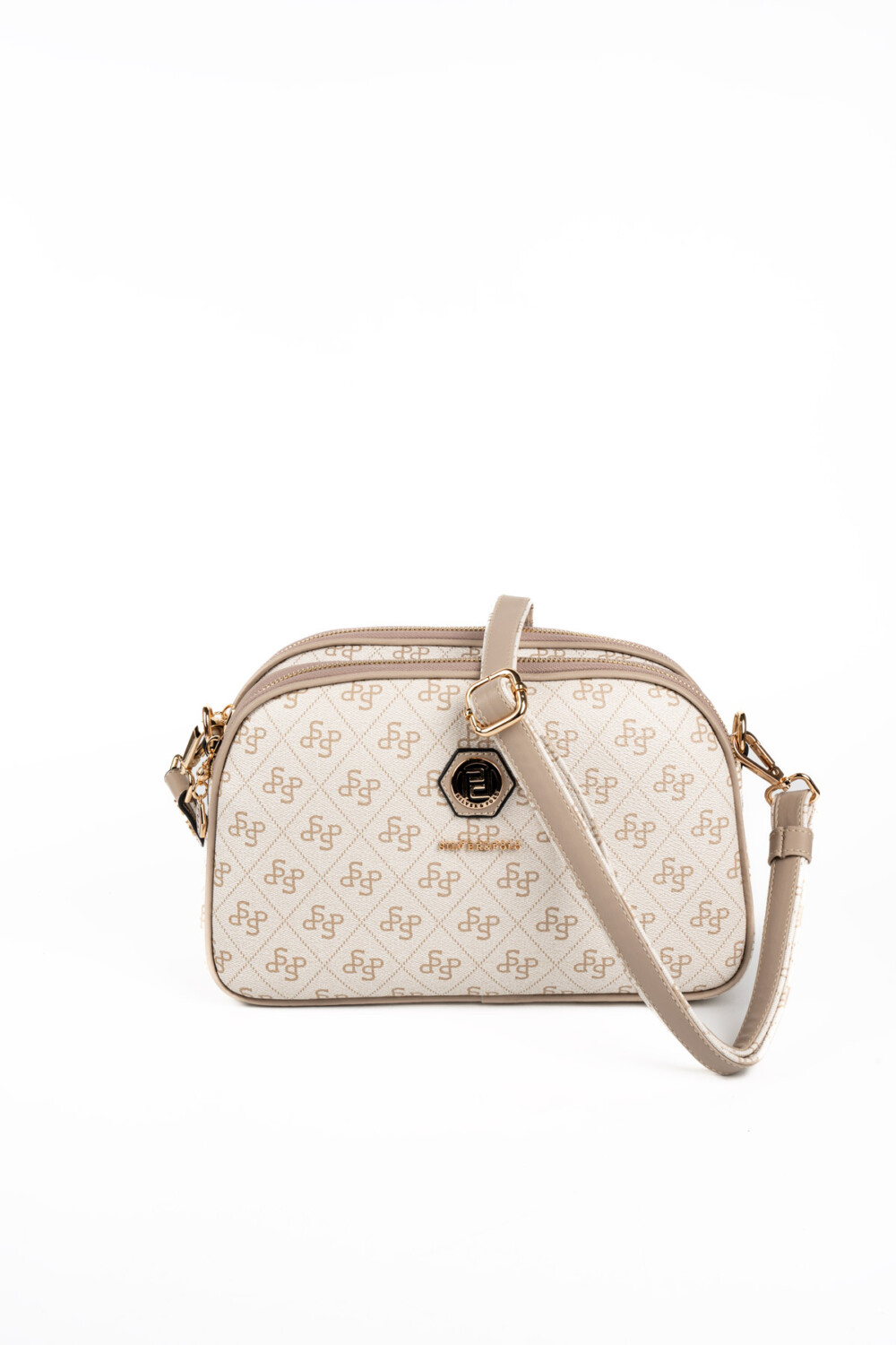 Silver&Polo 745 Bej-Mat Kum 4 Дамска чанта Silver Polo SP745 Bej-Kum – елегантна бежова чанта за ежедневие.