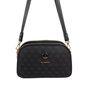 Silver&Polo 745 Siyah-Mat Siyah Дамска чанта Silver Polo SP745-Siyah – елегантна черна чанта за ежедневие.