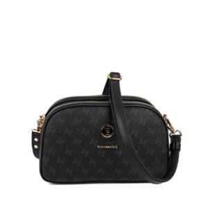 Silver&Polo 745 Siyah-Mat Siyah 4 Дамска чанта Silver Polo SP745-Siyah – елегантна черна чанта за ежедневие.