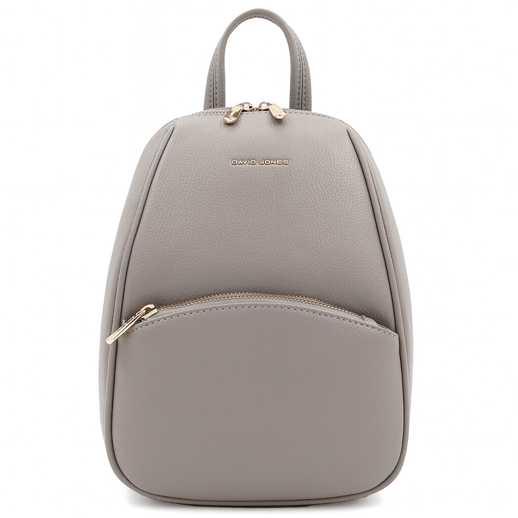 Дамска раница David Jones в сив цвят Дамска раница David Jones в бежов цвят – стилна ежедневна раница за жени