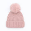 Розова зимна шапка с помпон – топла, стилна и удобна