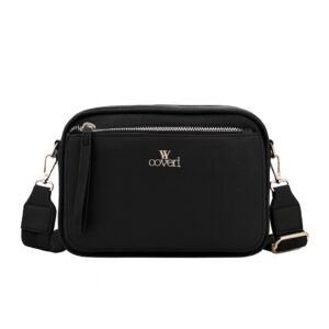 Стилна дамска чанта за през рамо Черна дамска чанта YYCoveri – ежедневна дамска чанта през рамо с компактна форма