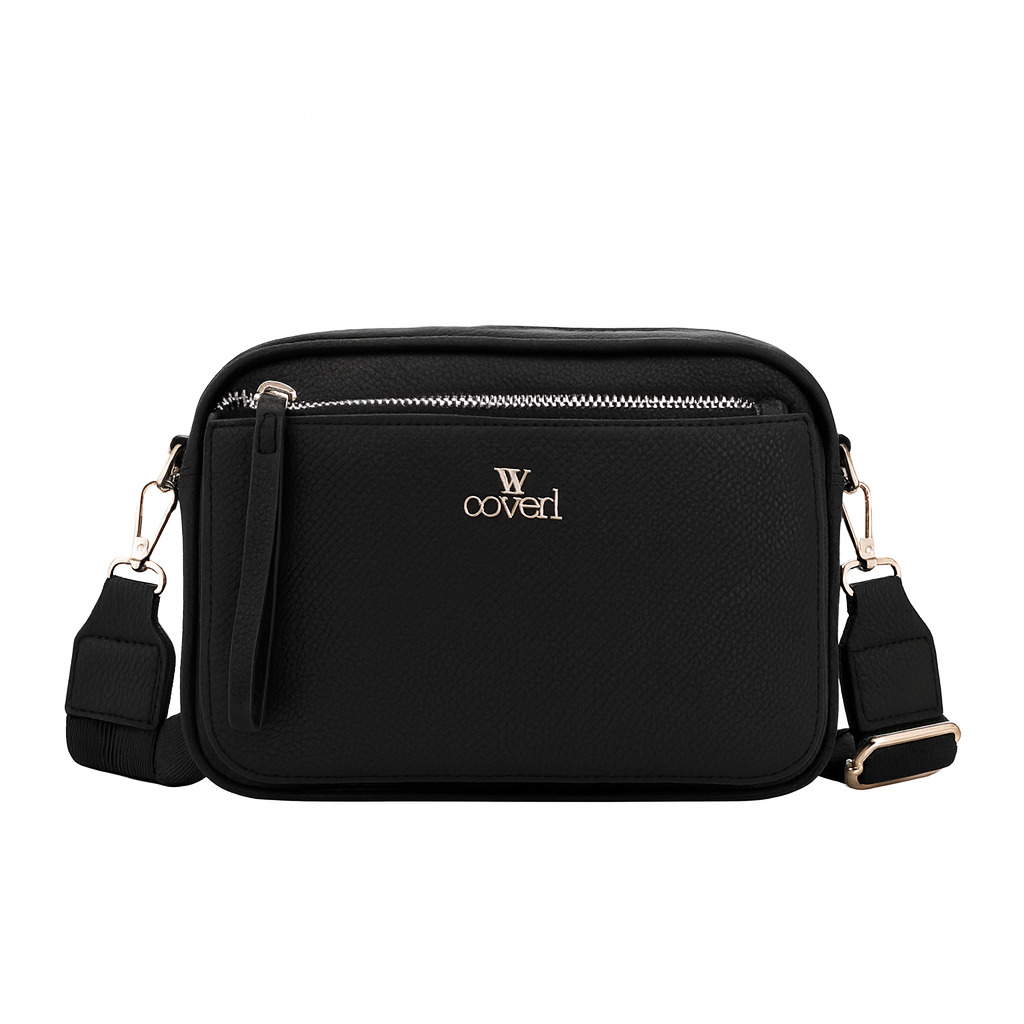 Стилна дамска чанта за през рамо Черна дамска чанта YYCoveri – ежедневна дамска чанта през рамо с компактна форма