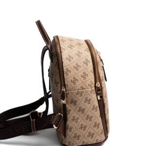 Silver & Polo Koyu Bej-Mat Kahve SP901 Kadın Sırt Çantası 2 Дамска раница Silver & Polo Koyu Bej бежова еко кожа